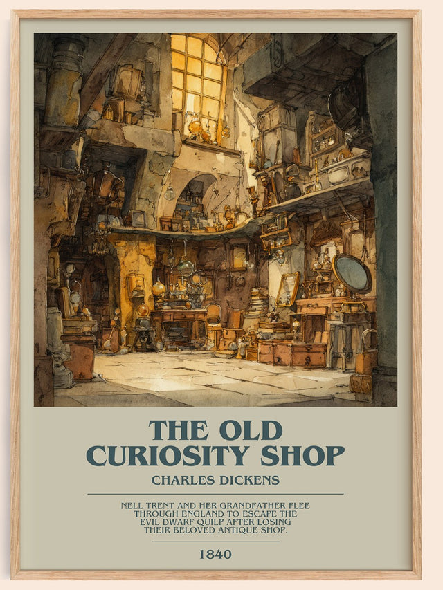 The Old Curiosity Shop Bookish Wall Art by Charles Dickens