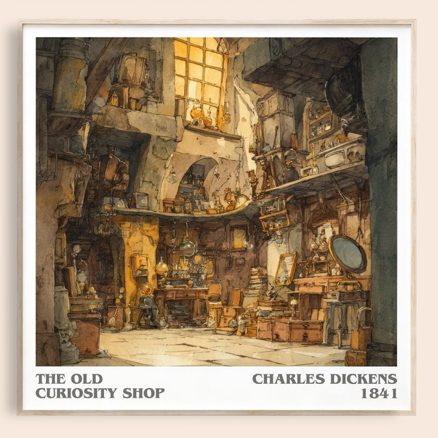 The Old Curiosity Shop Literary Art Print by Charles Dickens