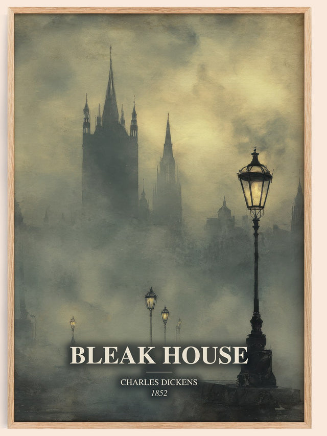 Bleak House Book Watercolour Illustration by Charles Dickens