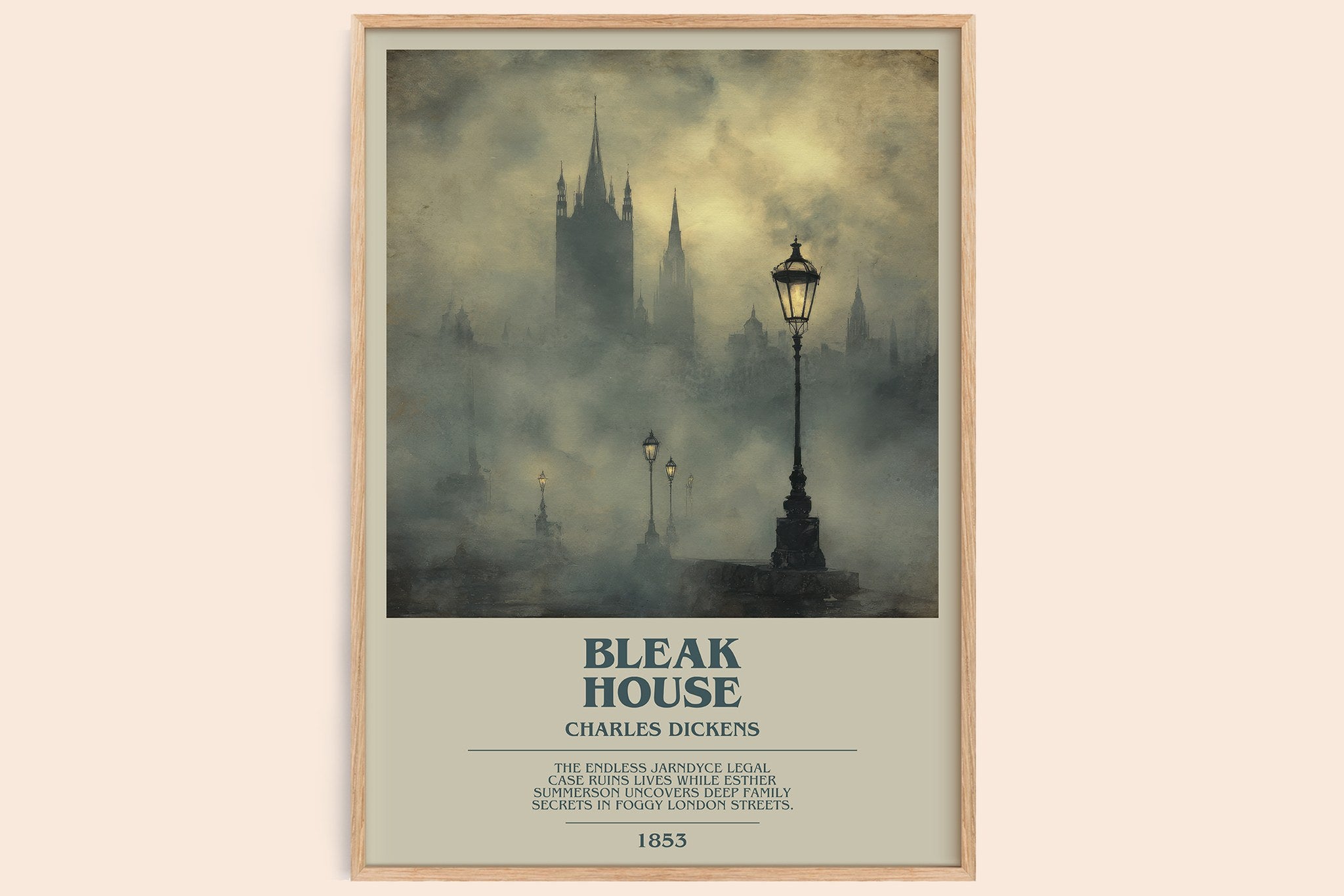 Bleak House Bookish Wall Art by Charles Dickens