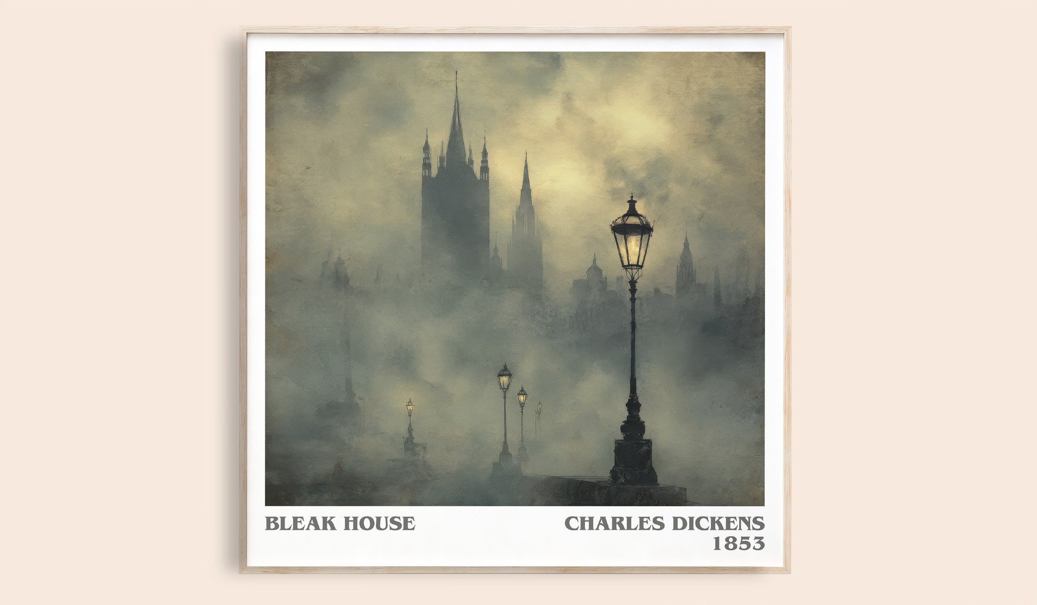 Bleak House Literary Art Print by Charles Dickens