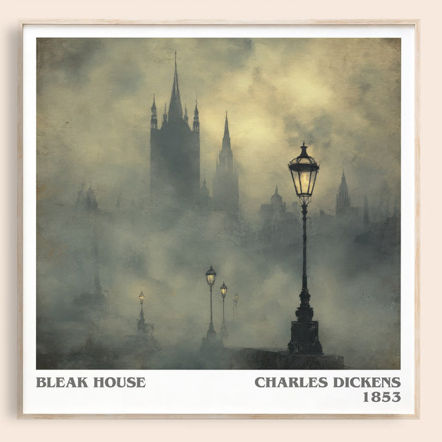 Bleak House Literary Art Print by Charles Dickens