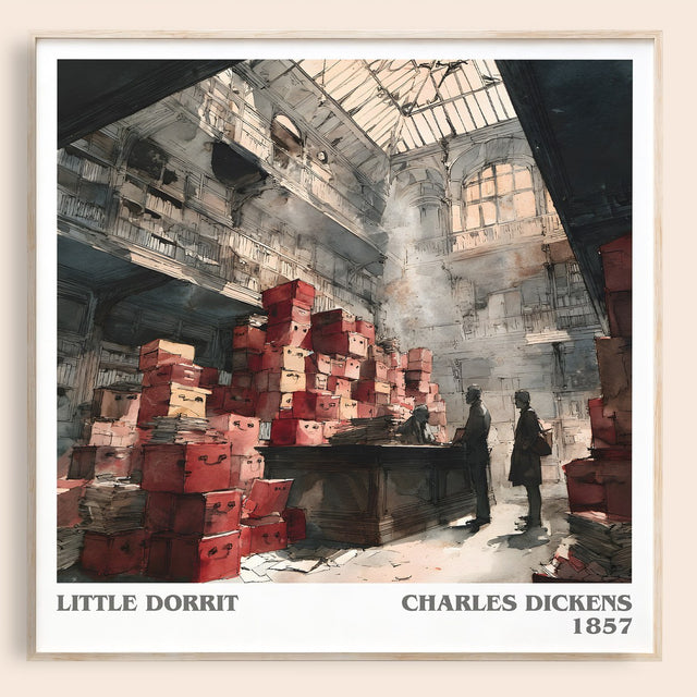 Little Dorrit Literary Art Print by Charles Dickens