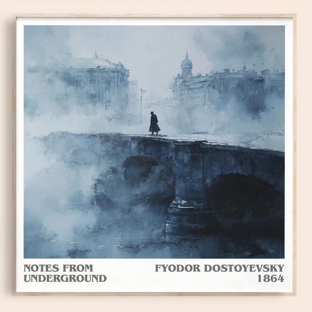 Notes From Underground Literary Art Print by Fyodor Dostoyevsky
