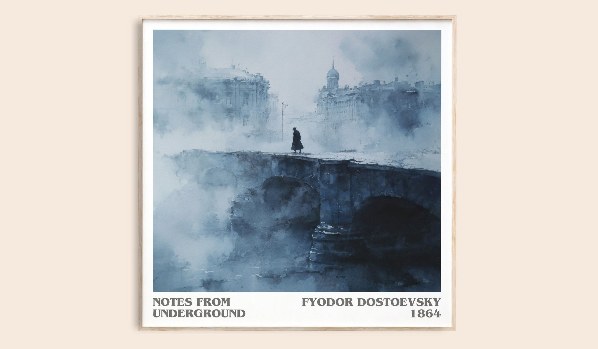 Notes From Underground Literary Art Print by Fyodor Dostoyevsky