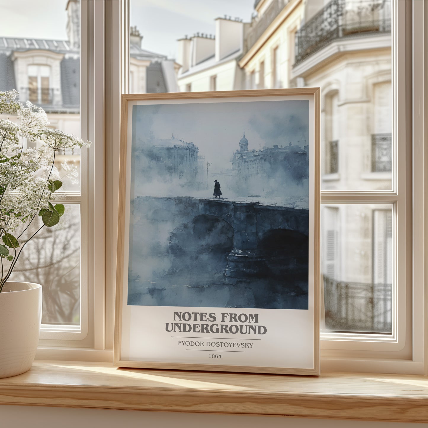 Notes From Underground book cover poster colour and style options – Fyodor Dostoyevsky book art