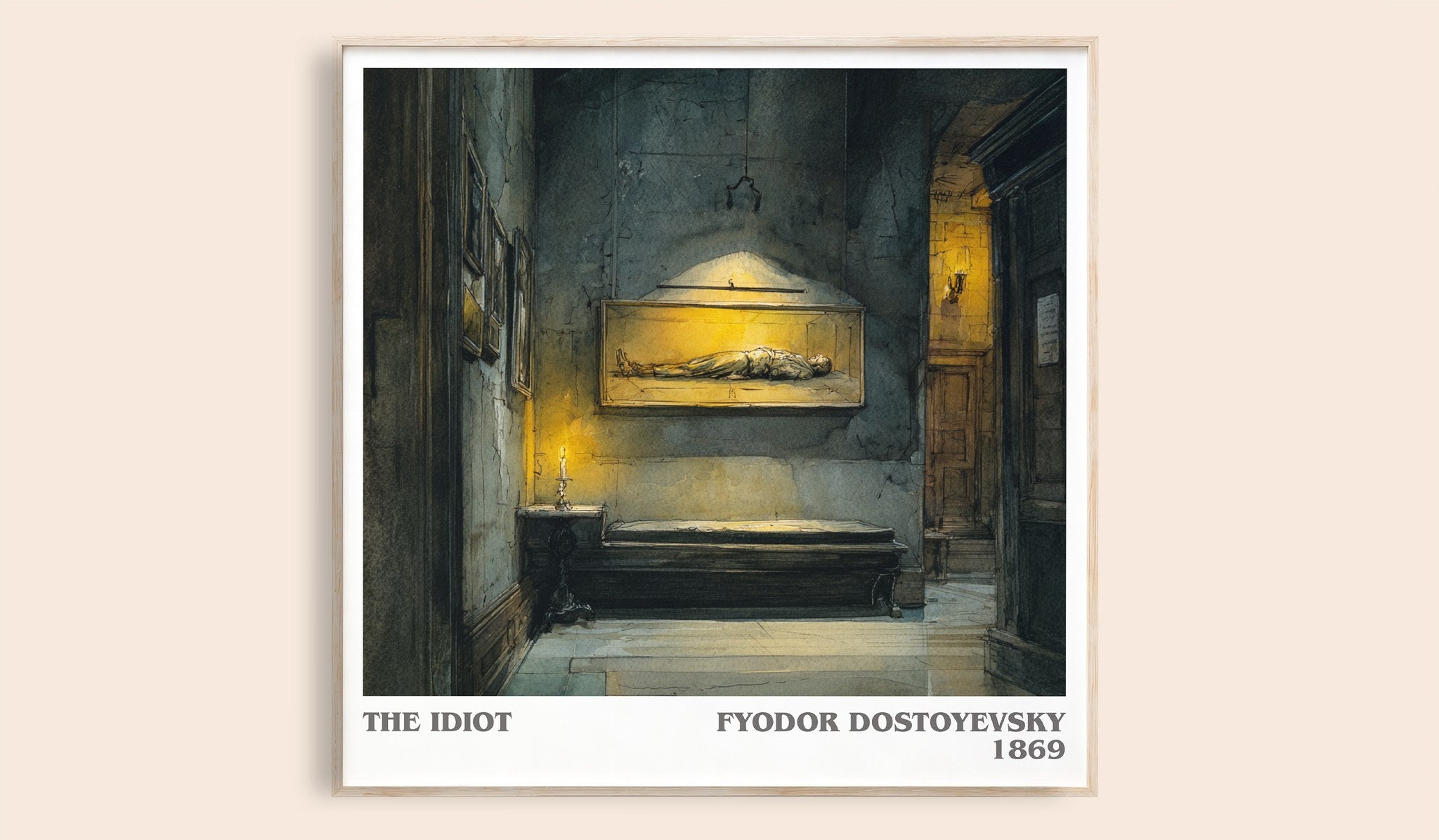 The Idiot Literary Art Print by Fyodor Dostoyevsky
