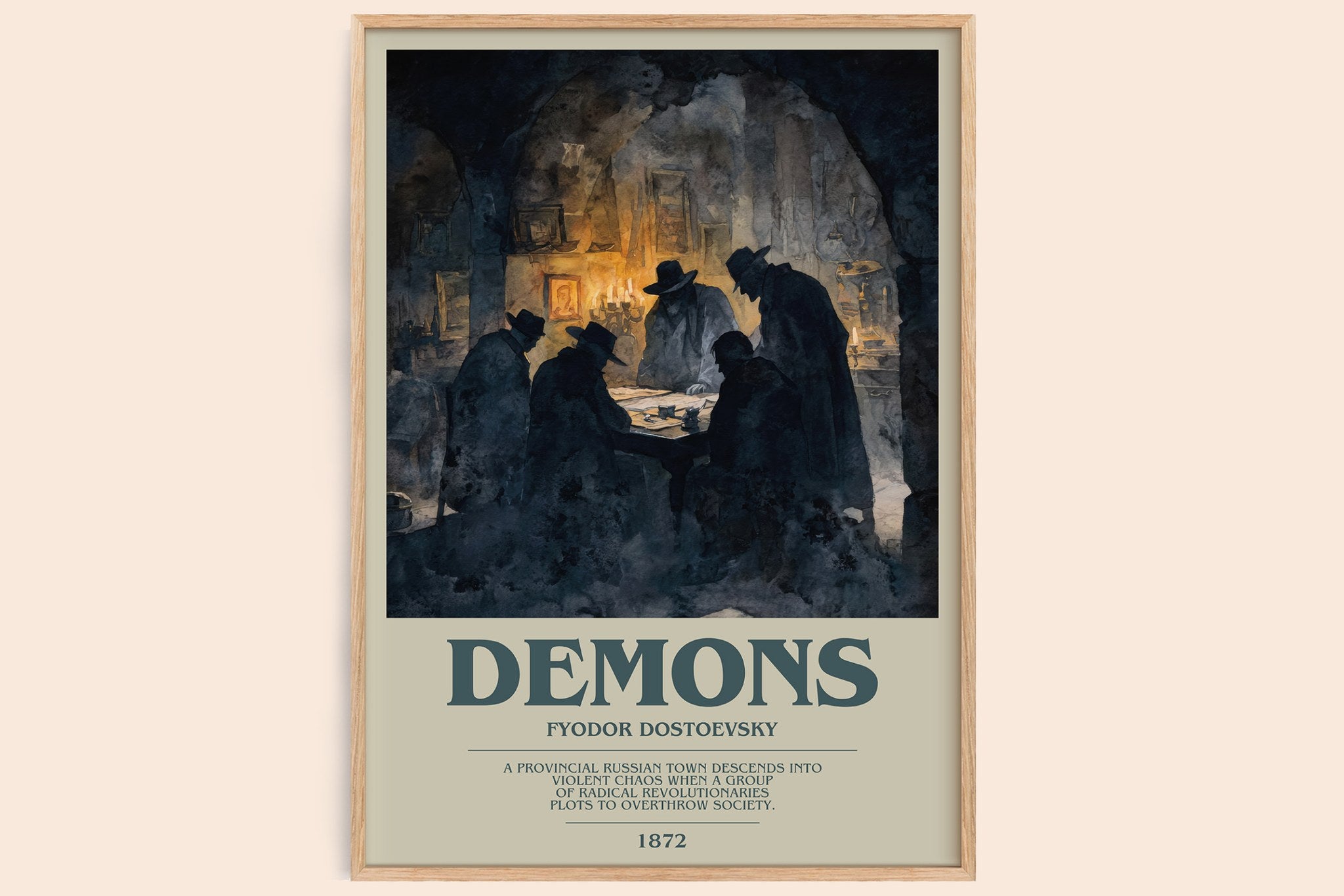 Demons Bookish Wall Art by Fyodor Dostoevsky