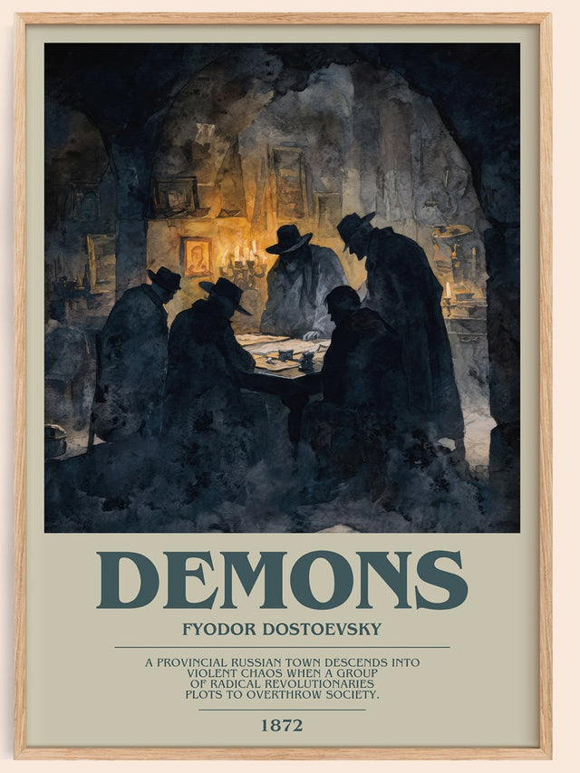 Demons Bookish Wall Art by Fyodor Dostoevsky