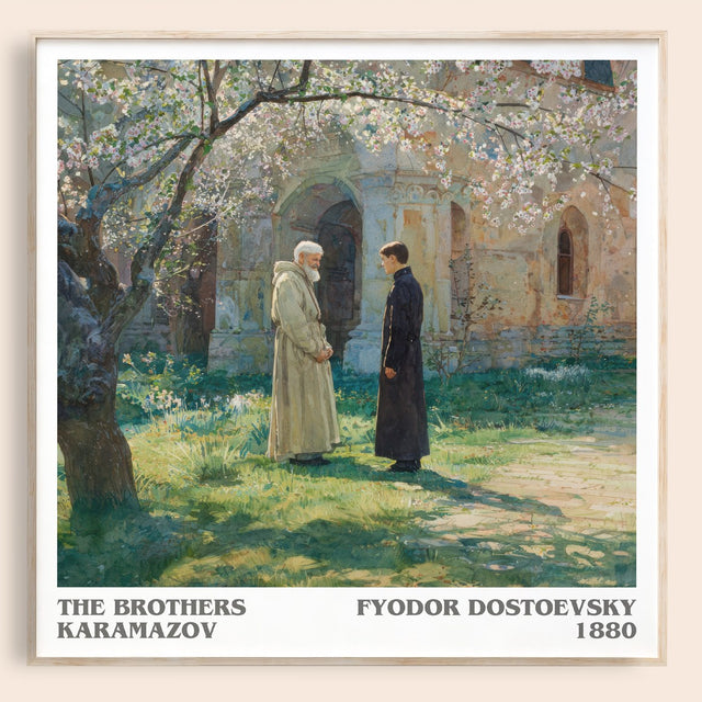 The Brothers Karamazov Literary Art Print by Fyodor Dostoyevsky