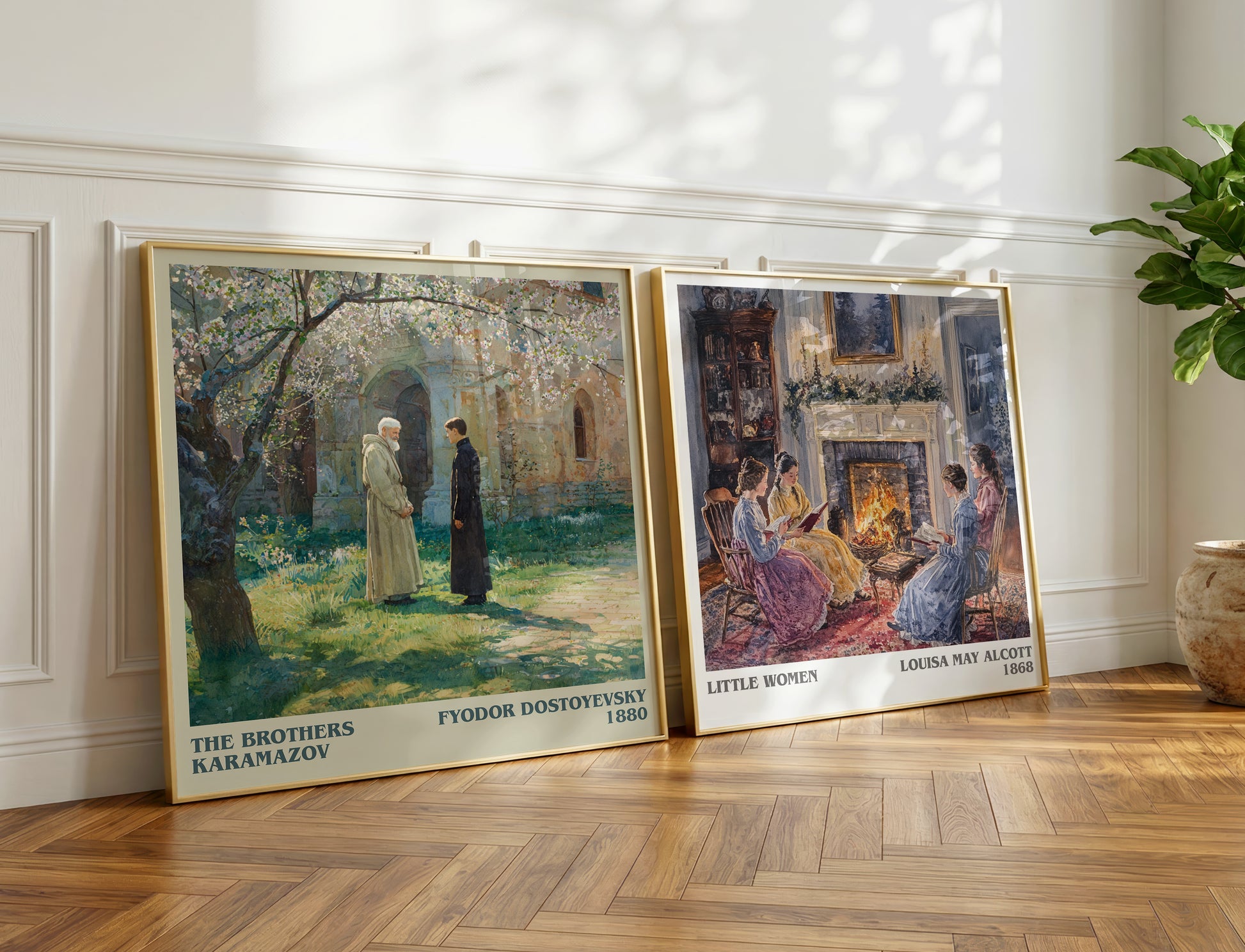 The Brothers Karamazov book poster packaging – museum-quality print rolled in protective tube