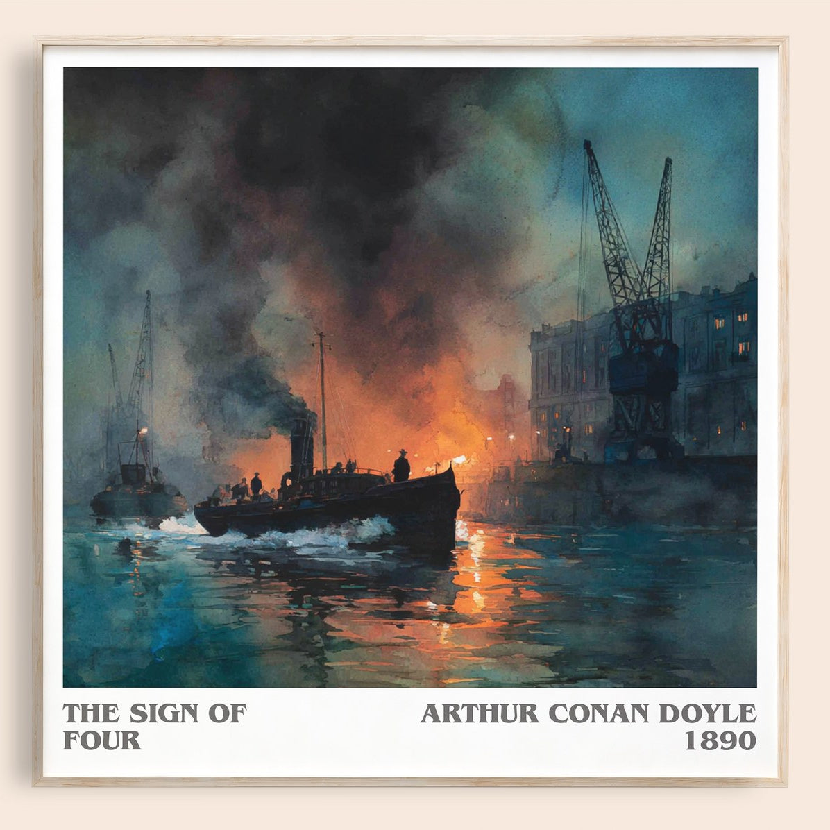 The Sign Of Four Literary Art Print by Sir Arthur Conan Doyle