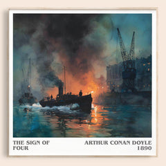 The Sign Of Four Literary Art Print by Sir Arthur Conan Doyle