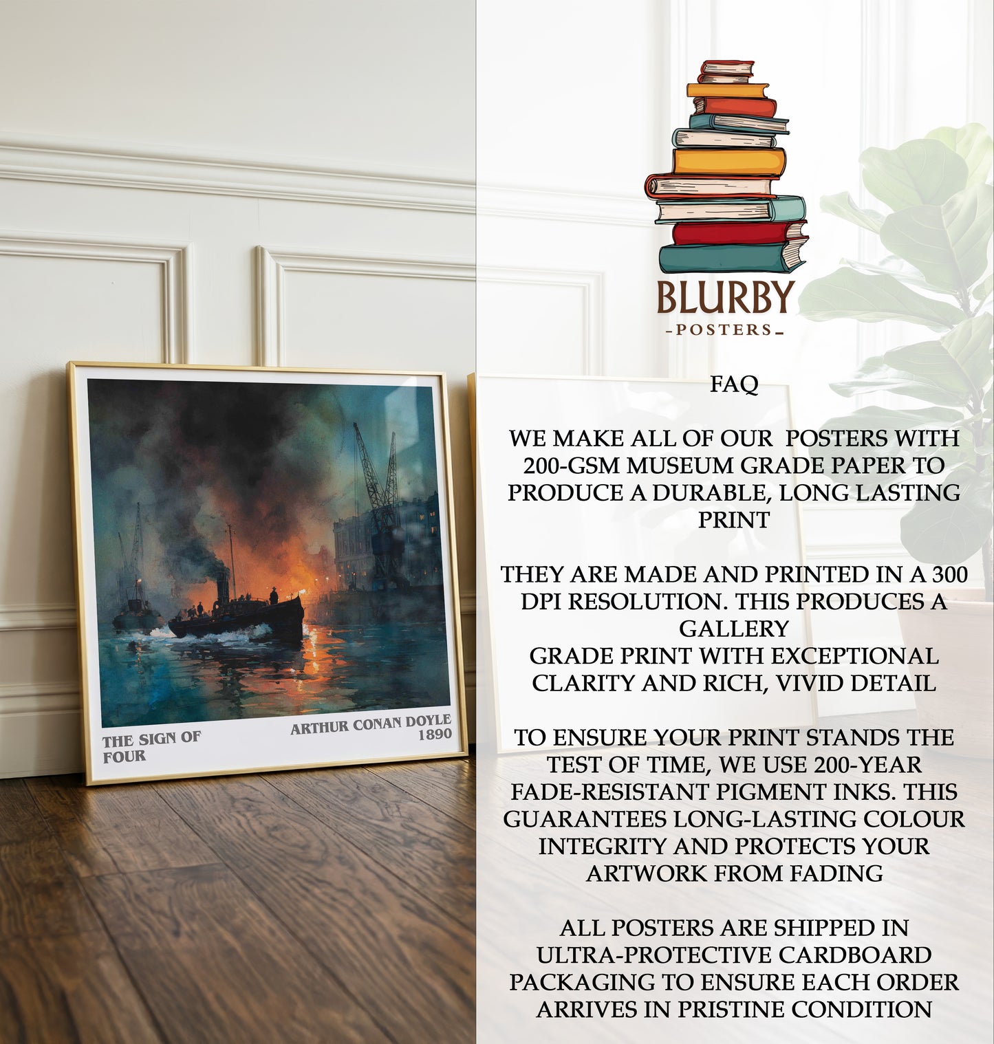 The Sign Of Four Literary Art Print by Sir Arthur Conan Doyle