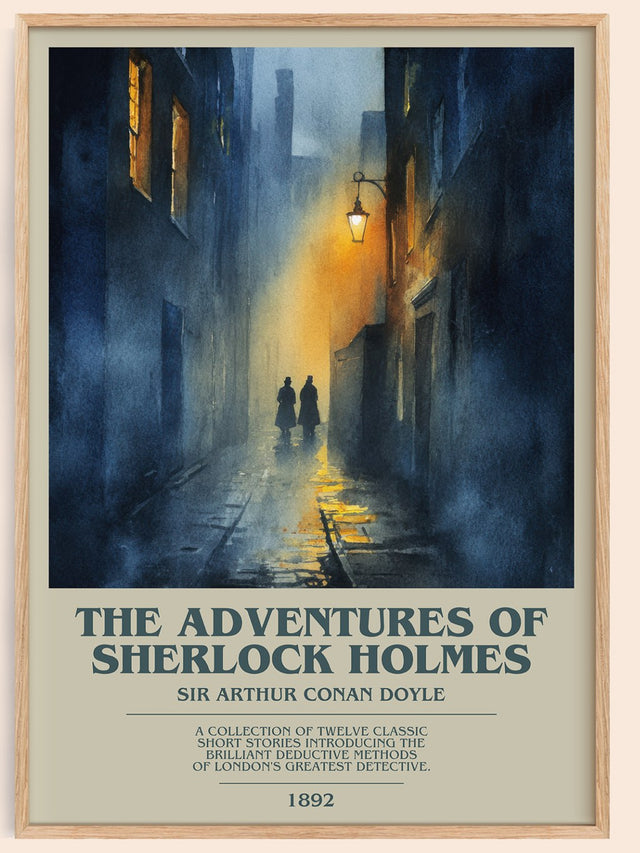 Adventures of Sherlock Holmes Bookish Wall Art by S. Doyle