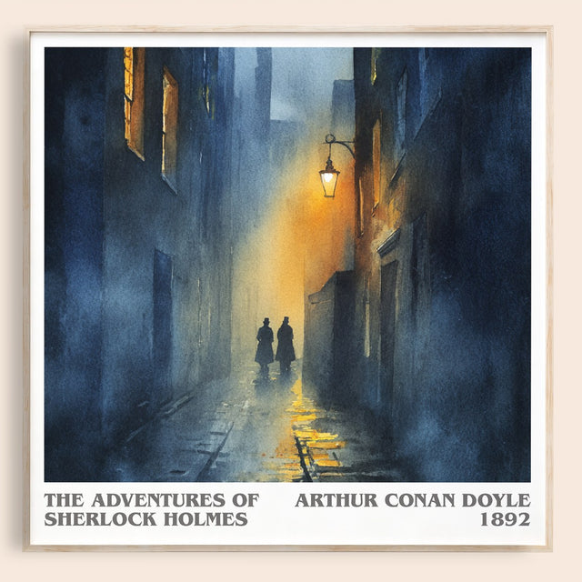 Adventures of Sherlock Holmes Literary Art Print by S. Doyle