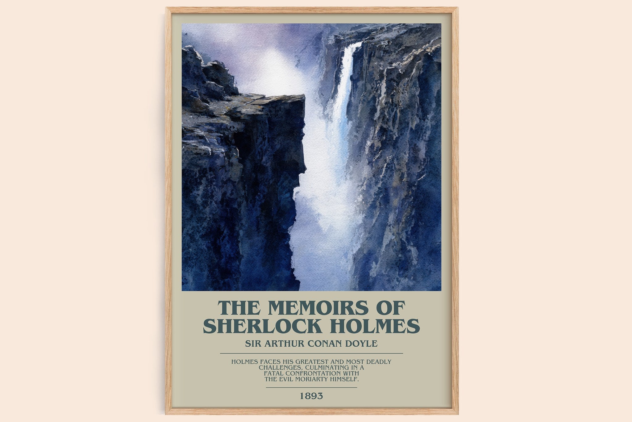 Memoirs of Sherlock Holmes Bookish Wall Art by Sir Arthur Conan Doyle