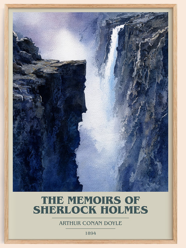 Memoirs of Sherlock Holmes Book Cover Poster by Sir Arthur Conan Doyle