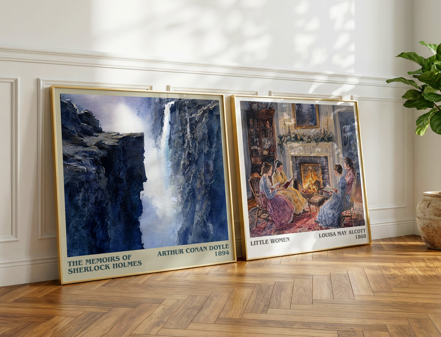 The Memoirs of Sherlock Holmes book poster packaging – museum-quality print rolled in protective tube
