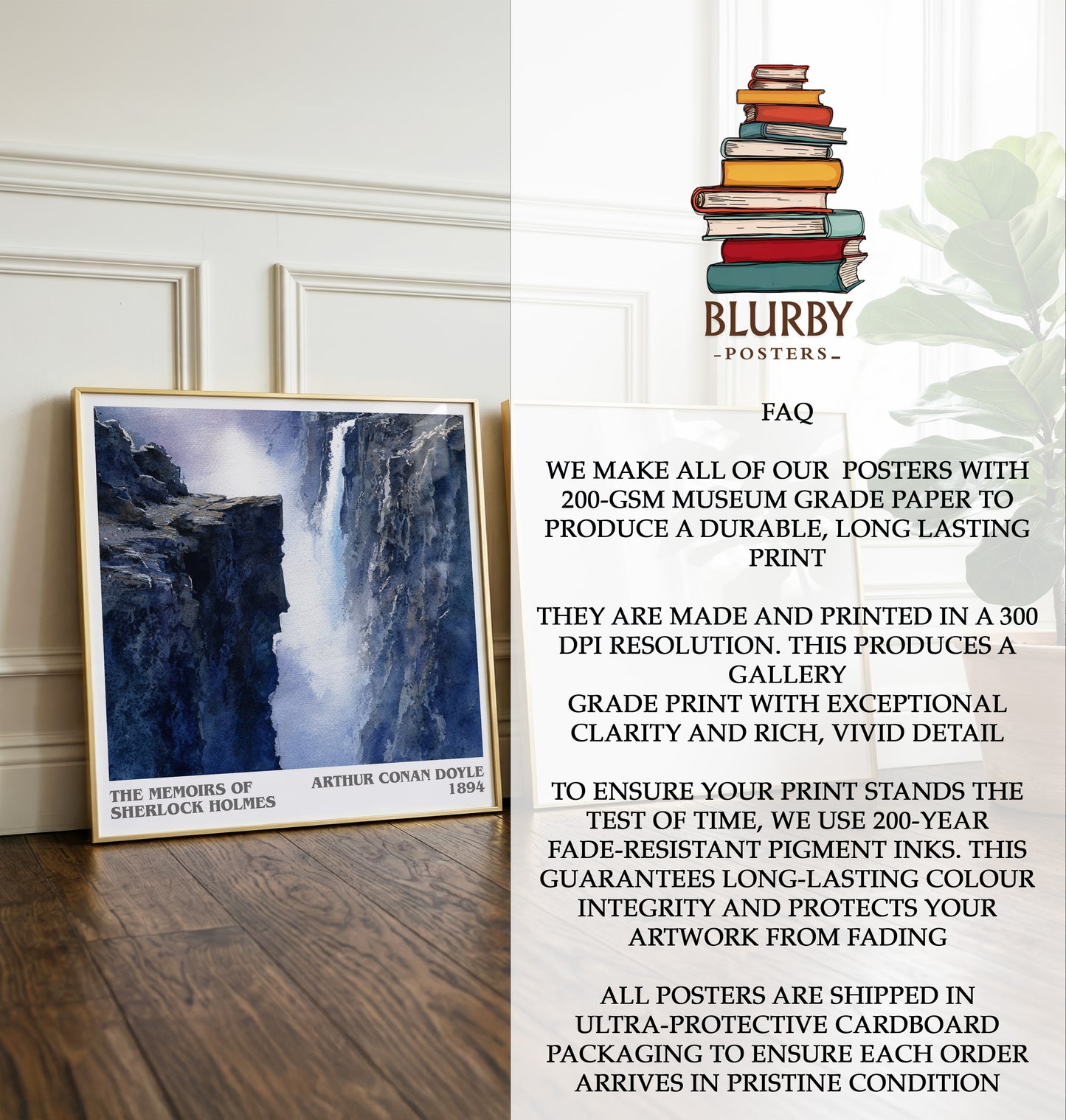 Memoirs of Sherlock Holmes Literary Art Print by S. Doyle