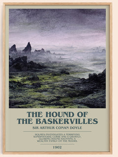 Hound Of The Baskervilles Bookish Wall Art by Sir Arthur Conan Doyle