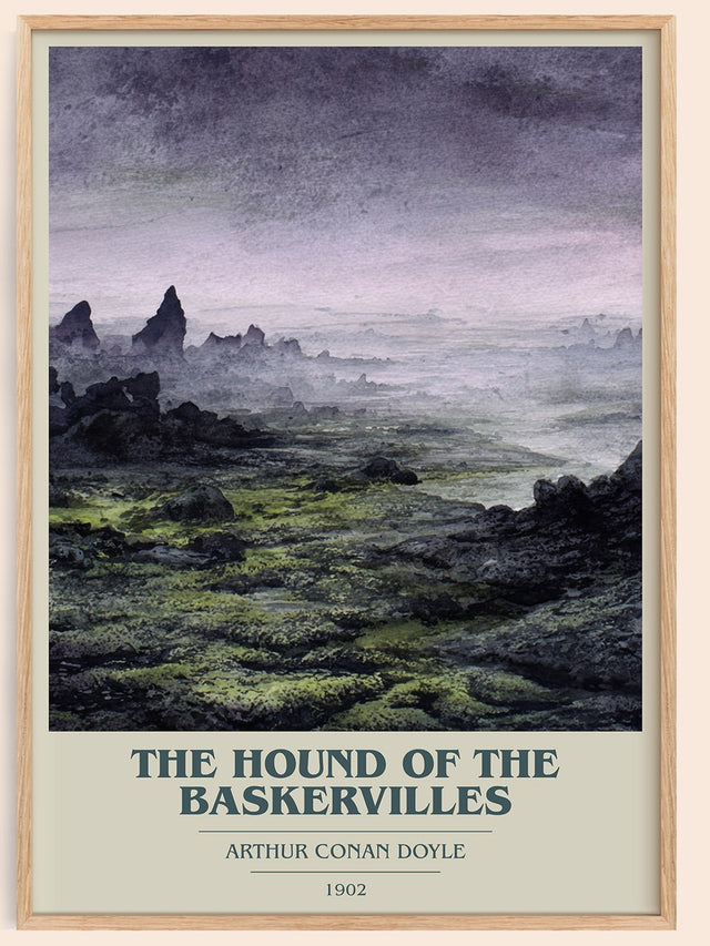 Hound Of The Baskervilles Book Cover Poster by Sir Arthur Conan Doyle