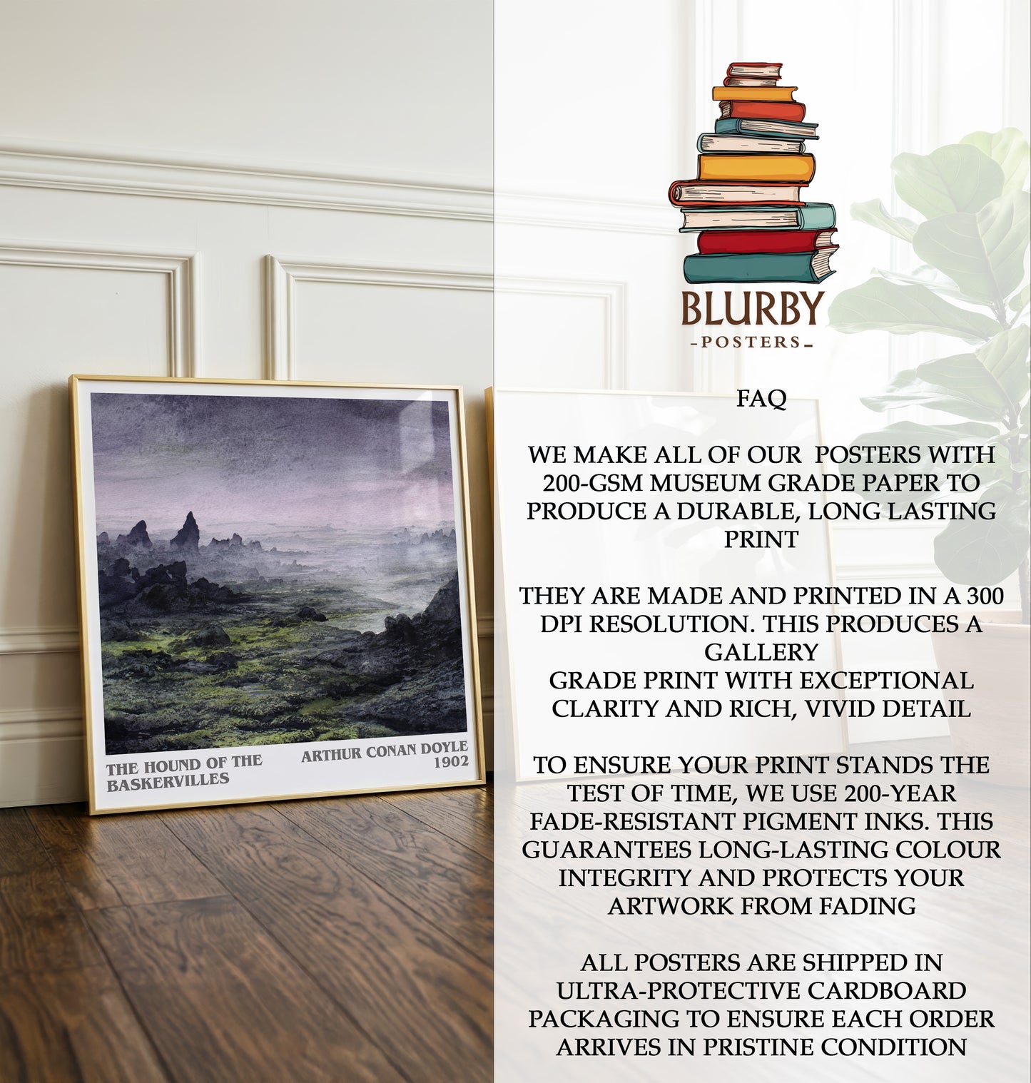 Hound Of The Baskervilles Literary Art Print by Sir Arthur Conan Doyle