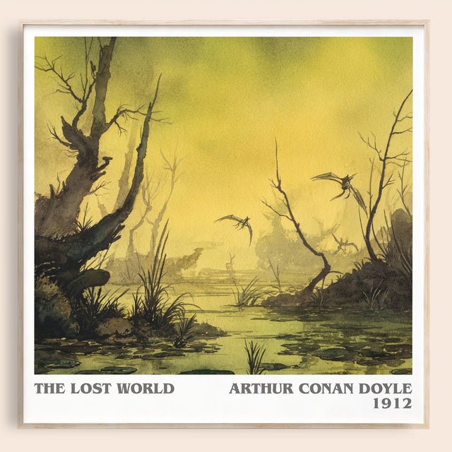 The Lost World Literary Art Print by Sir Arthur Conan Doyle