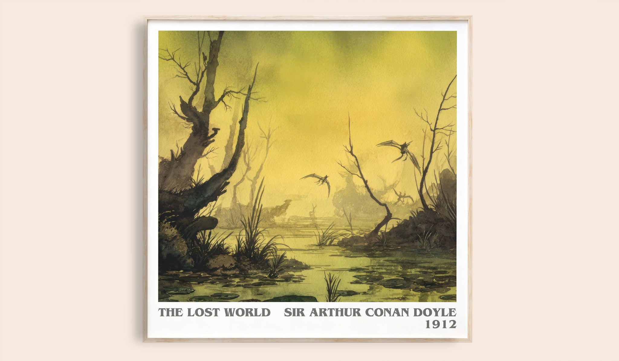 The Lost World Literary Art Print by Sir Arthur Conan Doyle