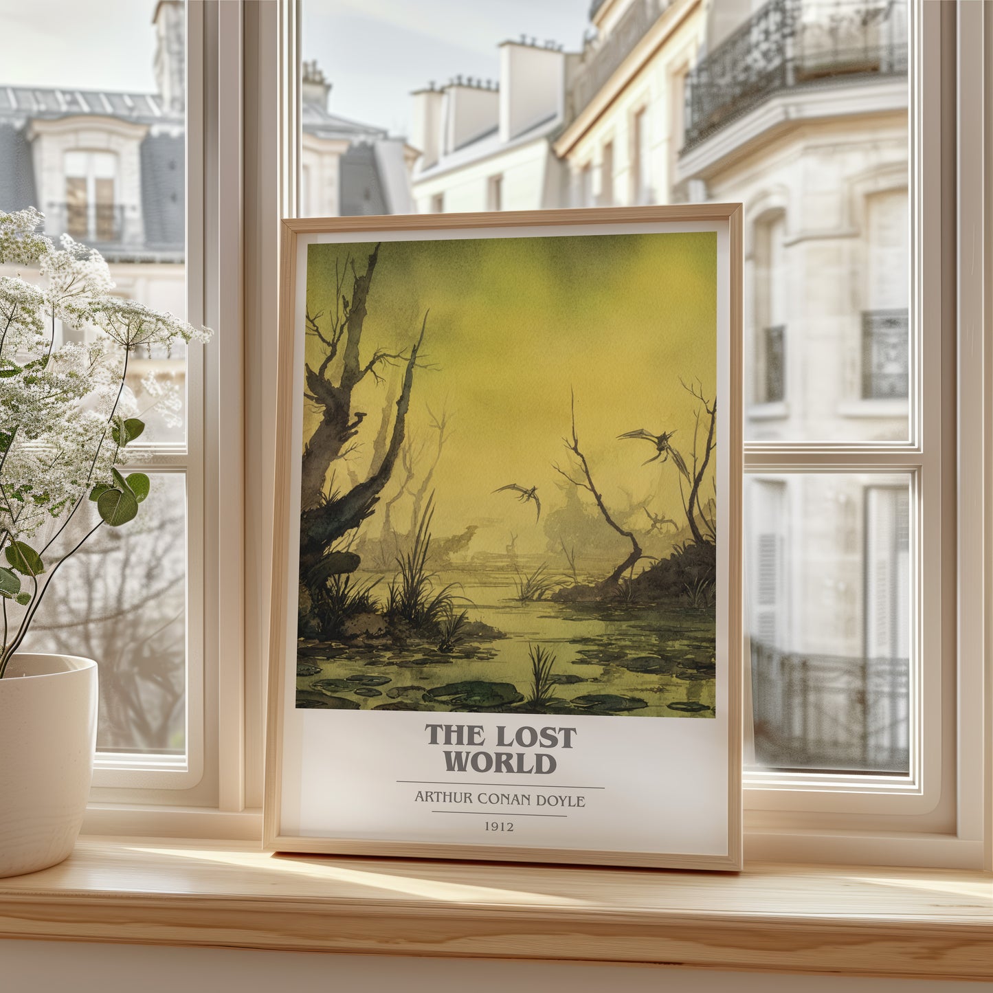 The Lost World book cover poster colour and style options – Arthur Conan Doyle book art
