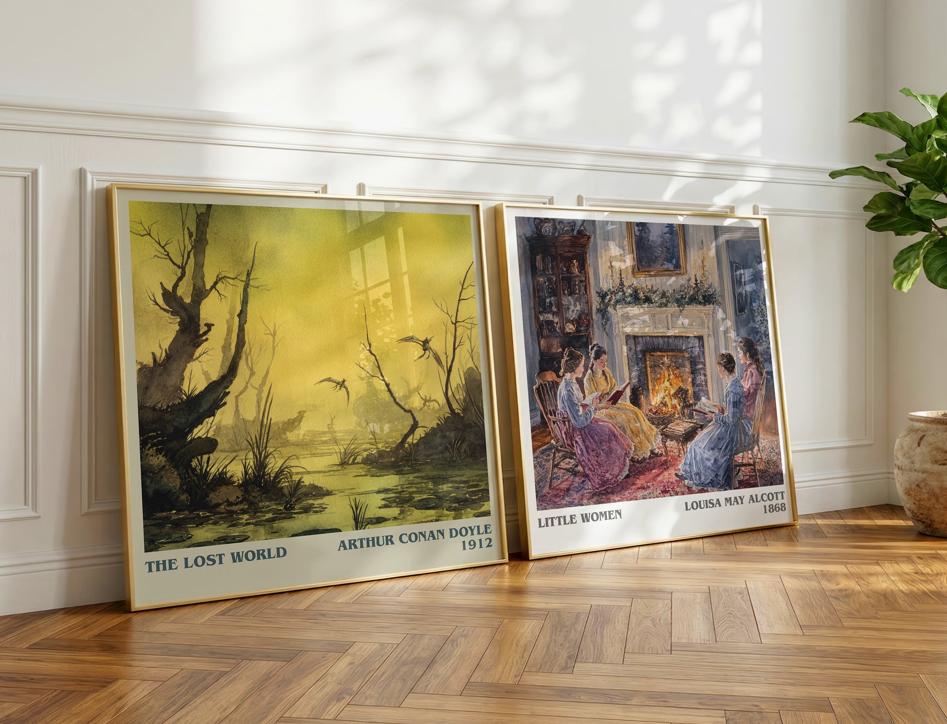 The Lost World book poster packaging – museum-quality print rolled in protective tube