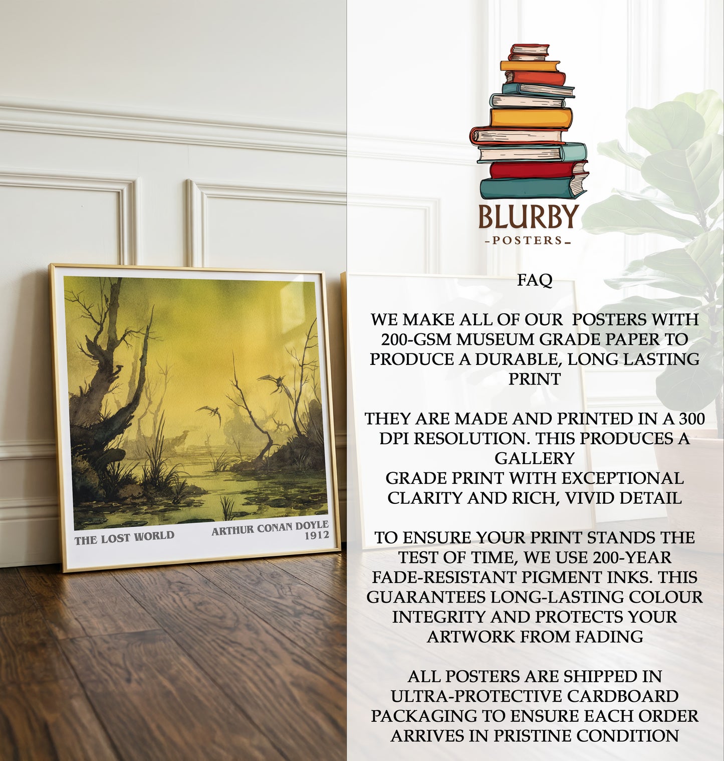 The Lost World Literary Art Print by Sir Arthur Conan Doyle