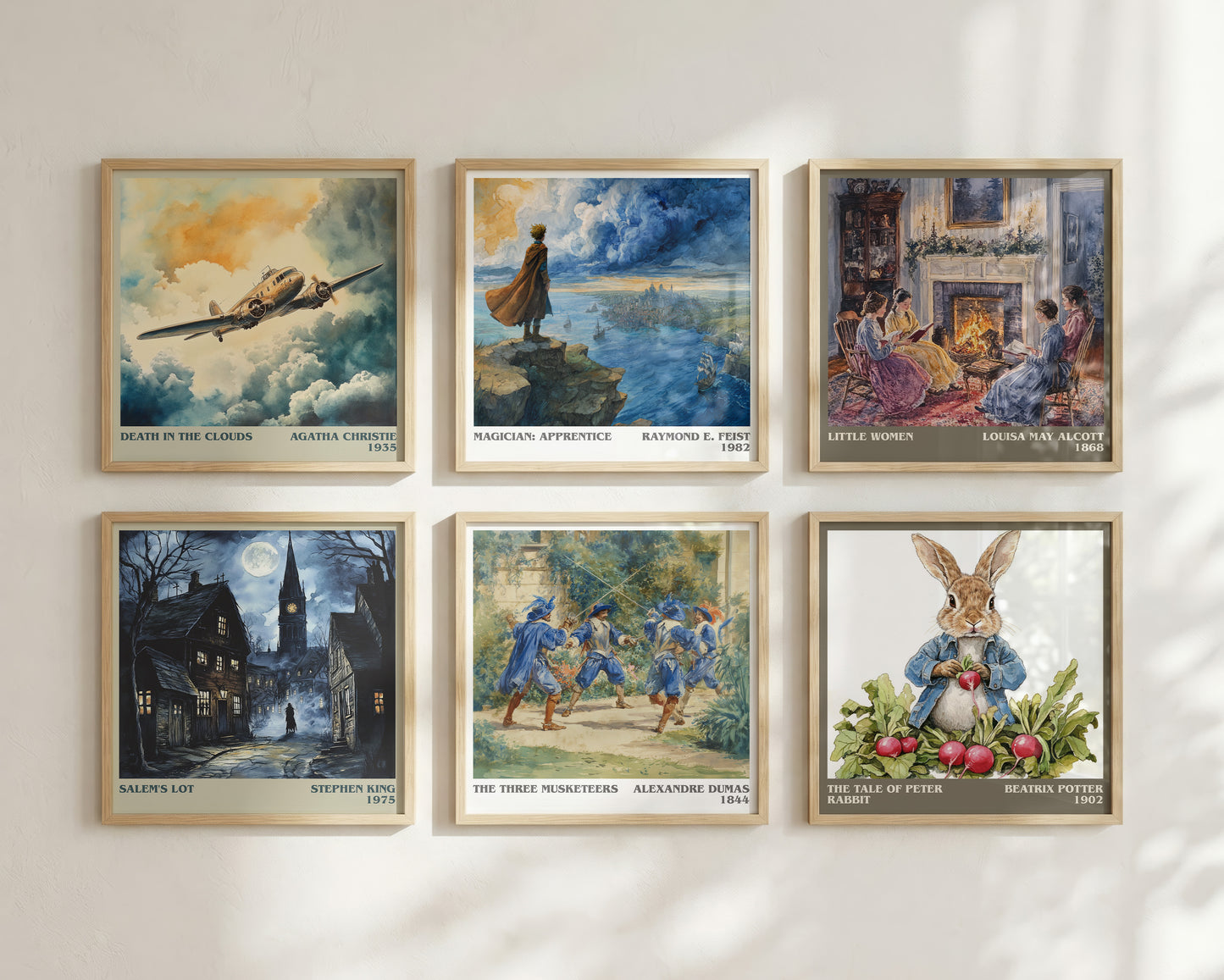 The Three Musketeers literary book poster framed on wall – adventure wall art
