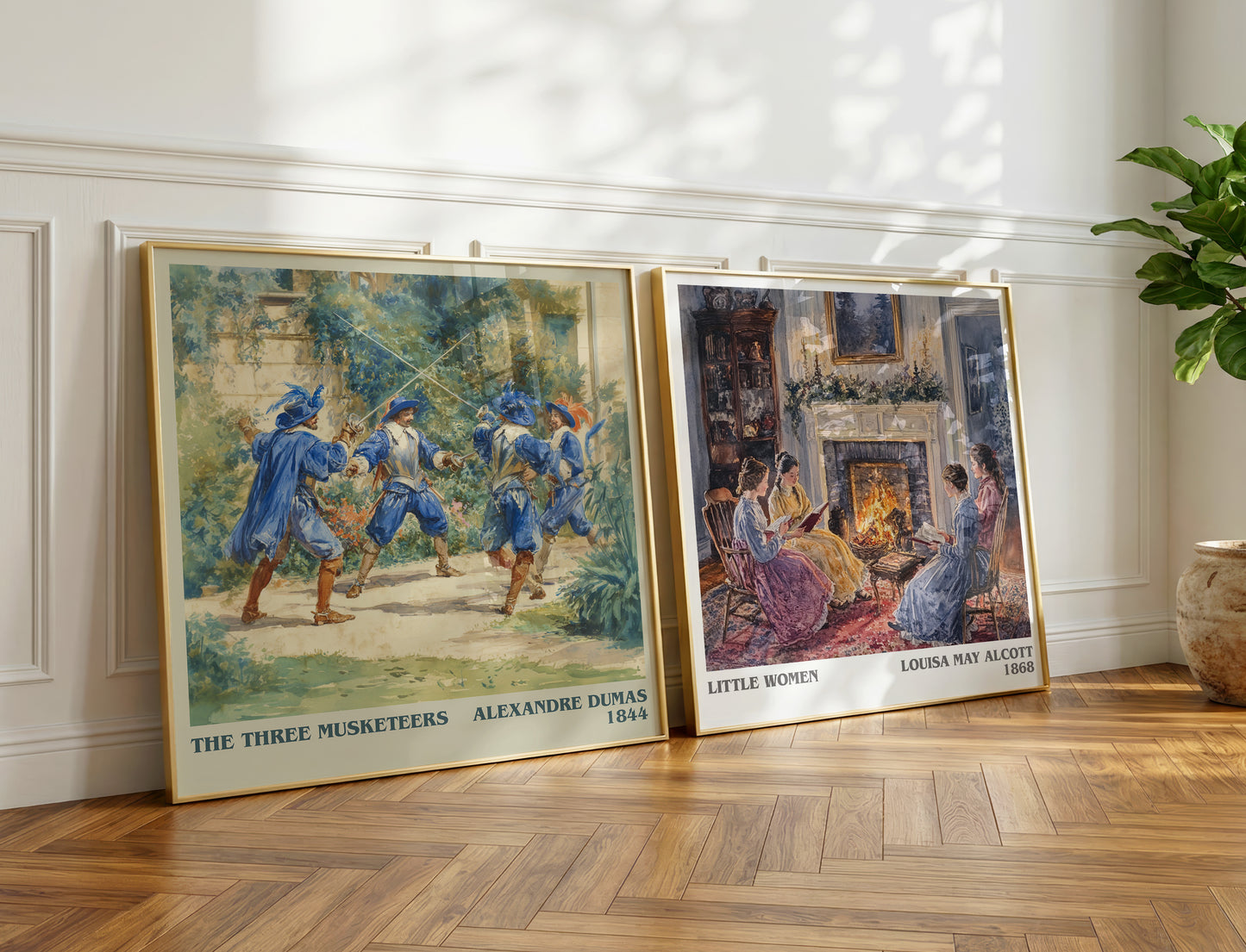 The Three Musketeers book poster packaging – museum-quality print rolled in protective tube