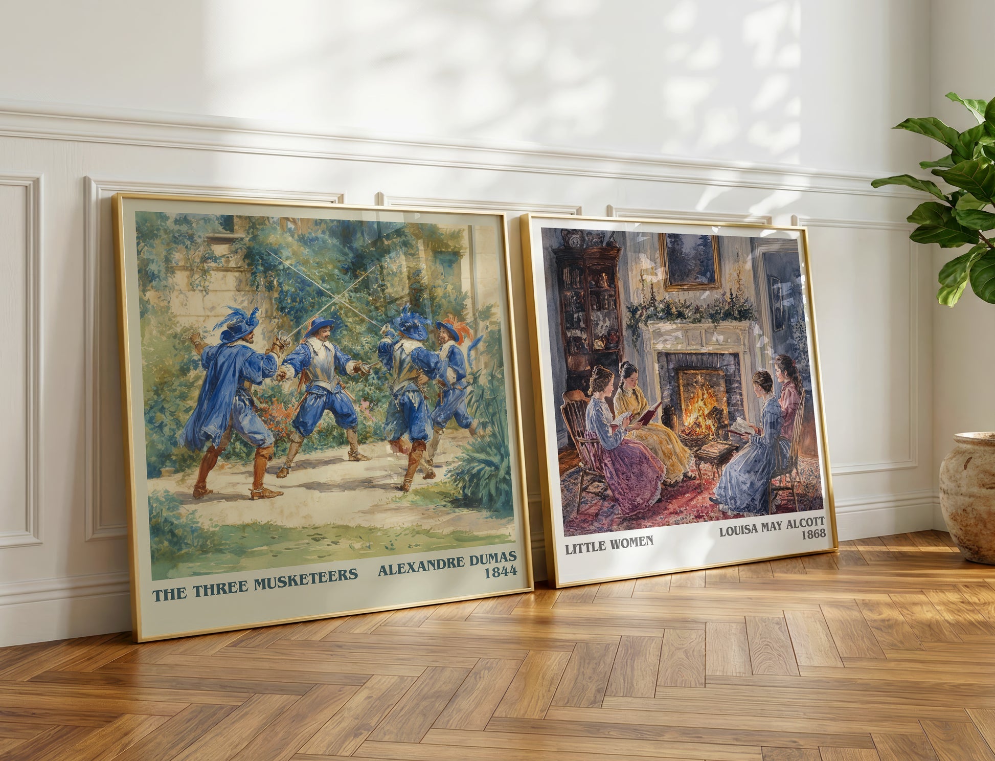 The Three Musketeers book poster packaging – museum-quality print rolled in protective tube