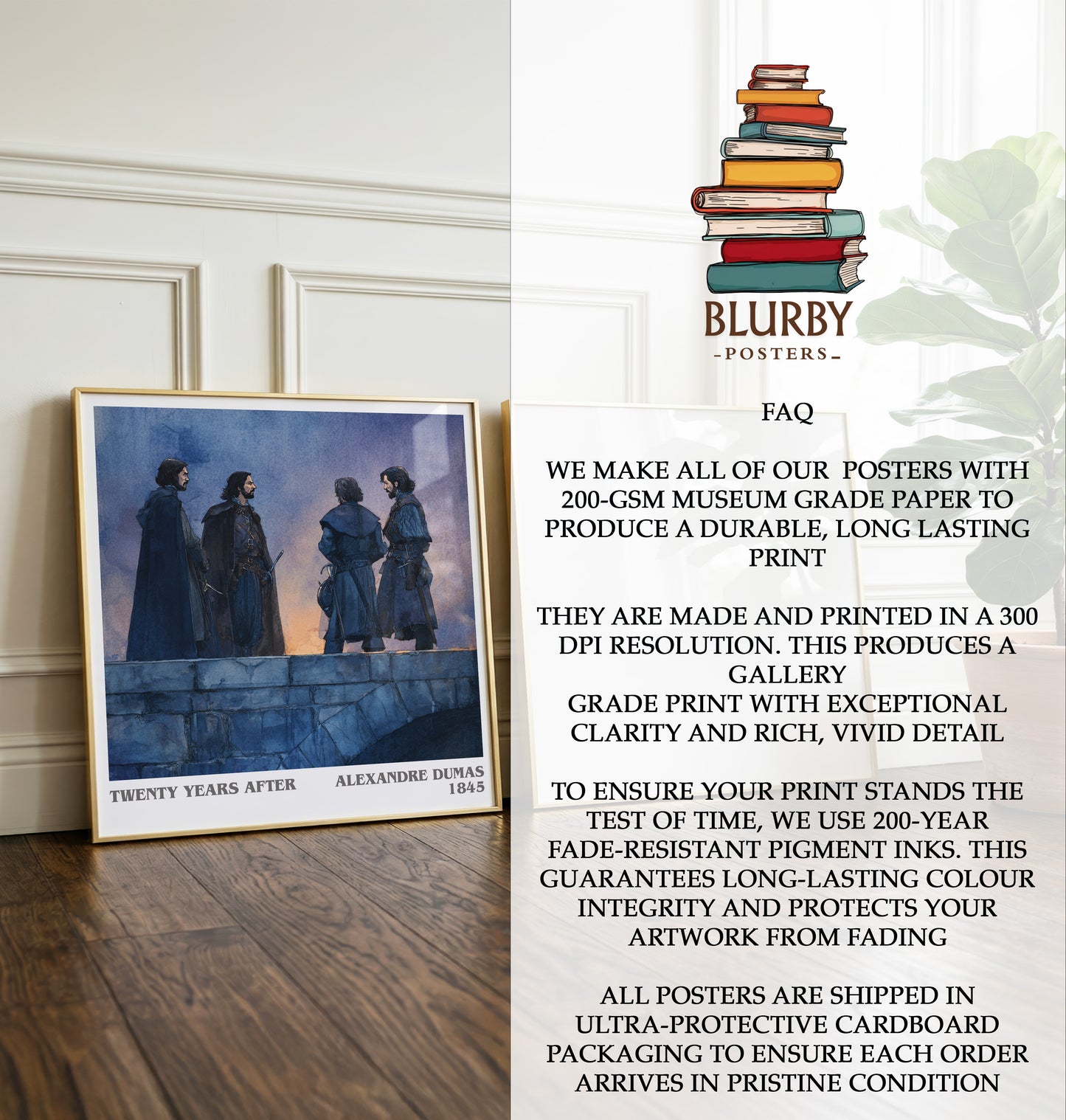 Twenty Years After Literary Art Print by Alexandre Dumas