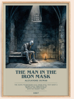 The Man in the Iron Mask Bookish Wall Art by Alexandre Dumas