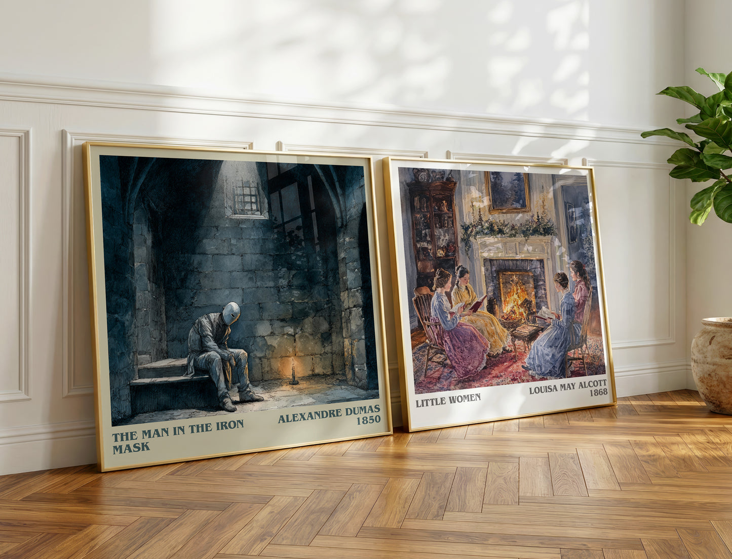 The Man in the Iron Mask book poster packaging – museum-quality print rolled in protective tube