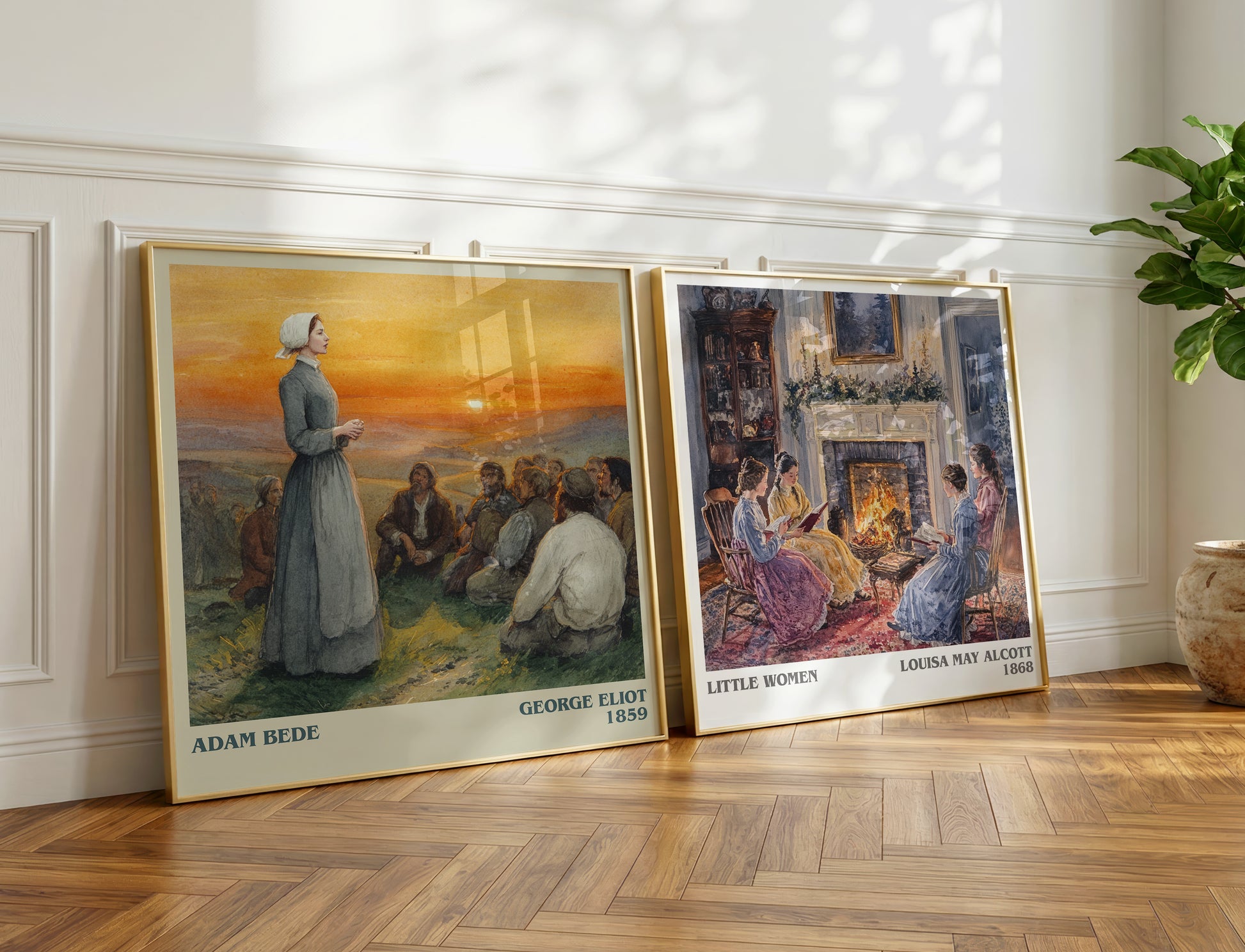 Adam Bede book poster packaging – museum-quality print rolled in protective tube