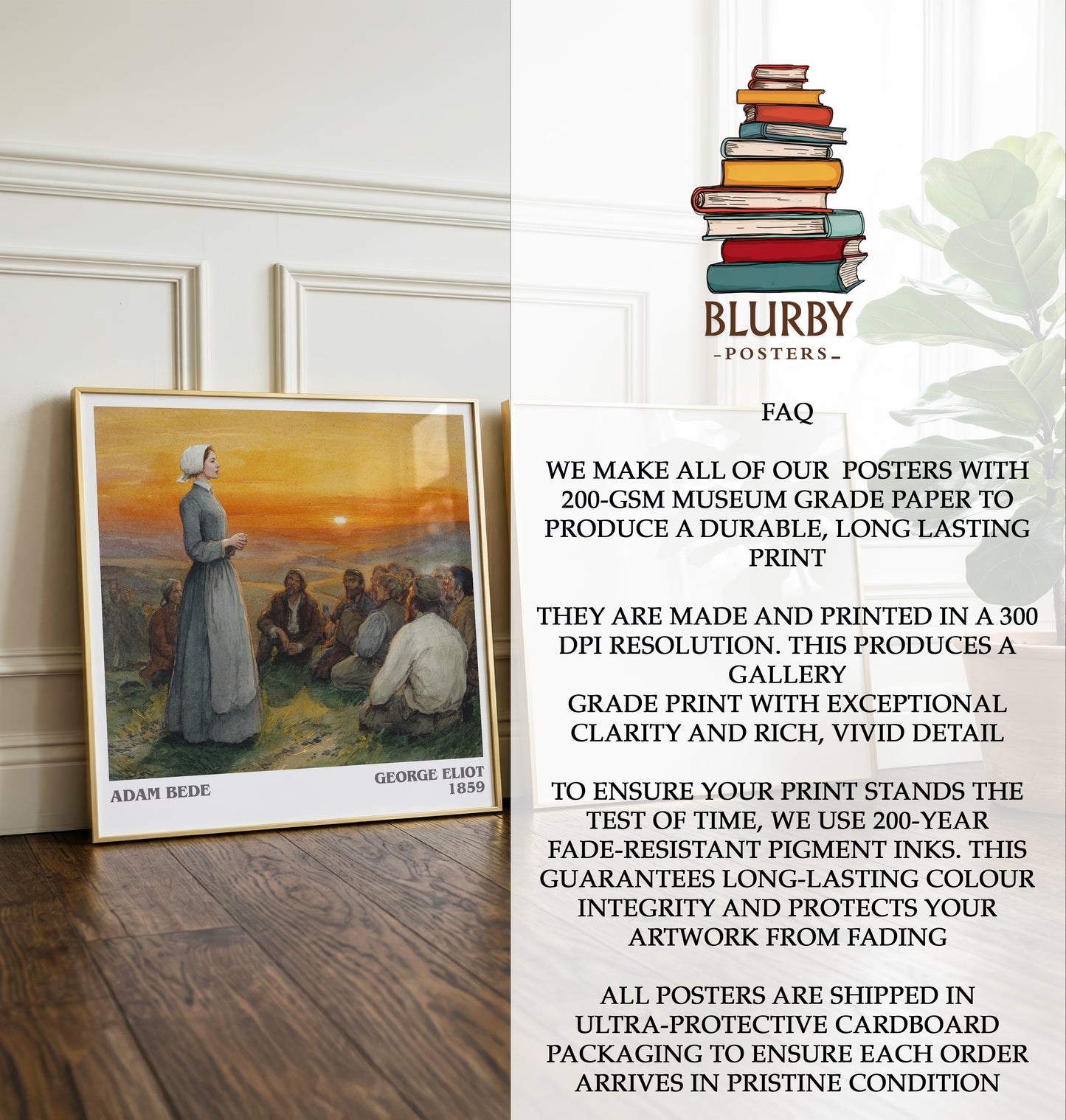 Adam Bede Literary Art Print by George Eliot