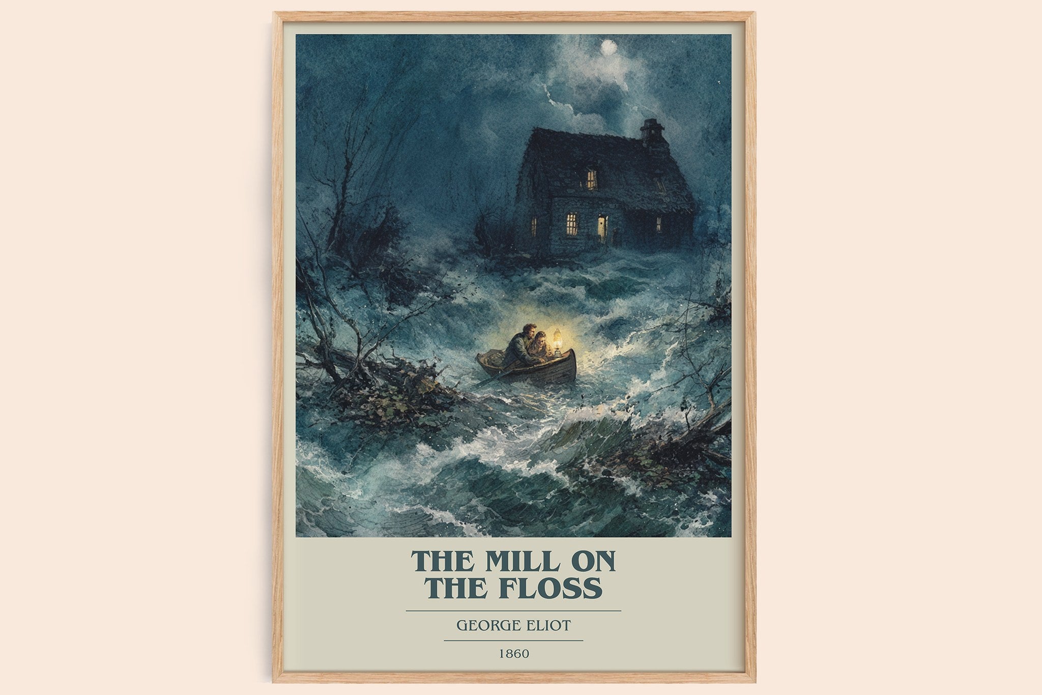 The Mill On The Floss Book Cover Poster by George Eliot