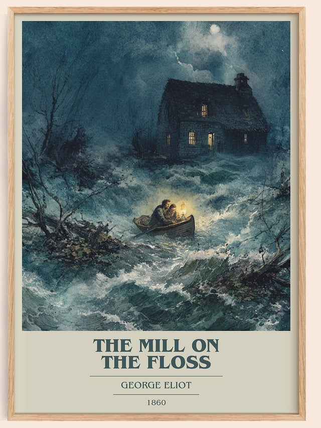 The Mill On The Floss Book Cover Poster by George Eliot