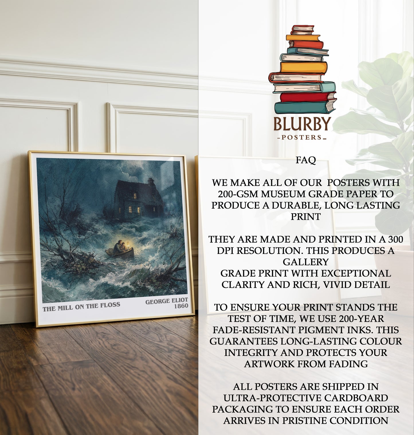 The Mill On The Floss Literary Art Print by George Eliot