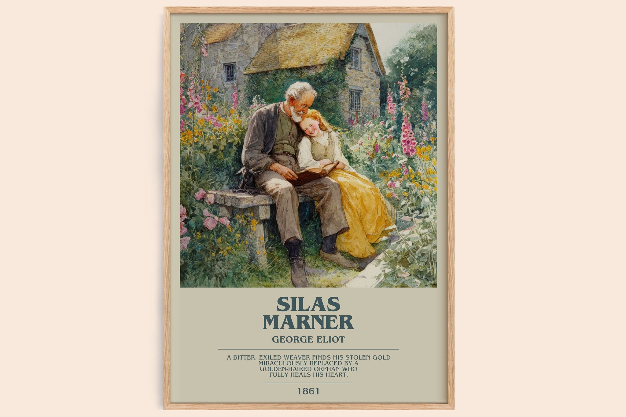Silas Marner Bookish Wall Art by George Eliot