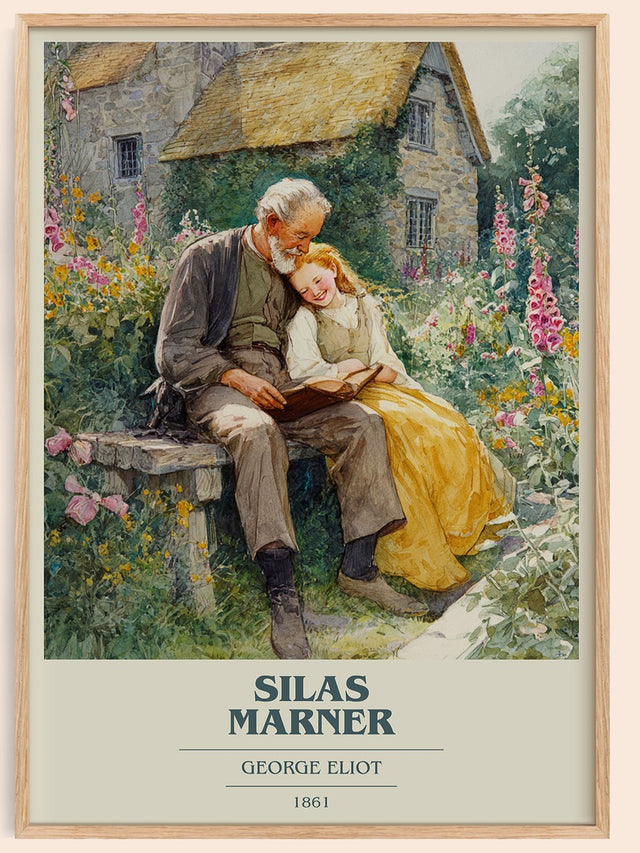 Silas Marner Book Cover Poster by George Eliot
