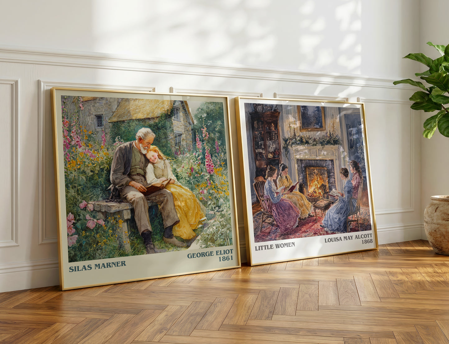 Silas Marner book poster packaging – museum-quality print rolled in protective tube