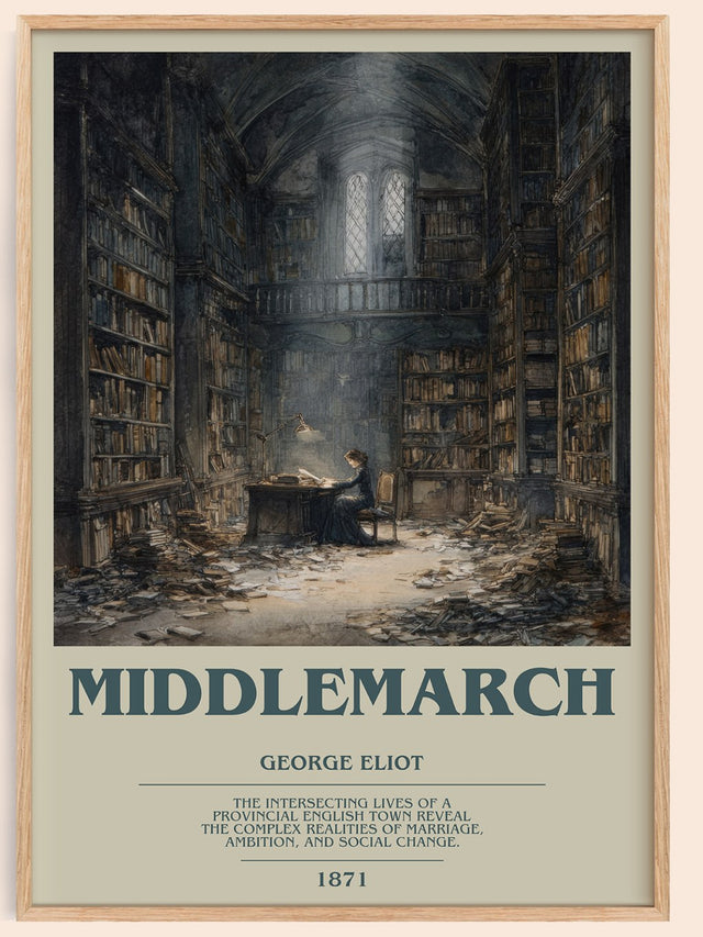 Middlemarch Bookish Wall Art by George Eliot