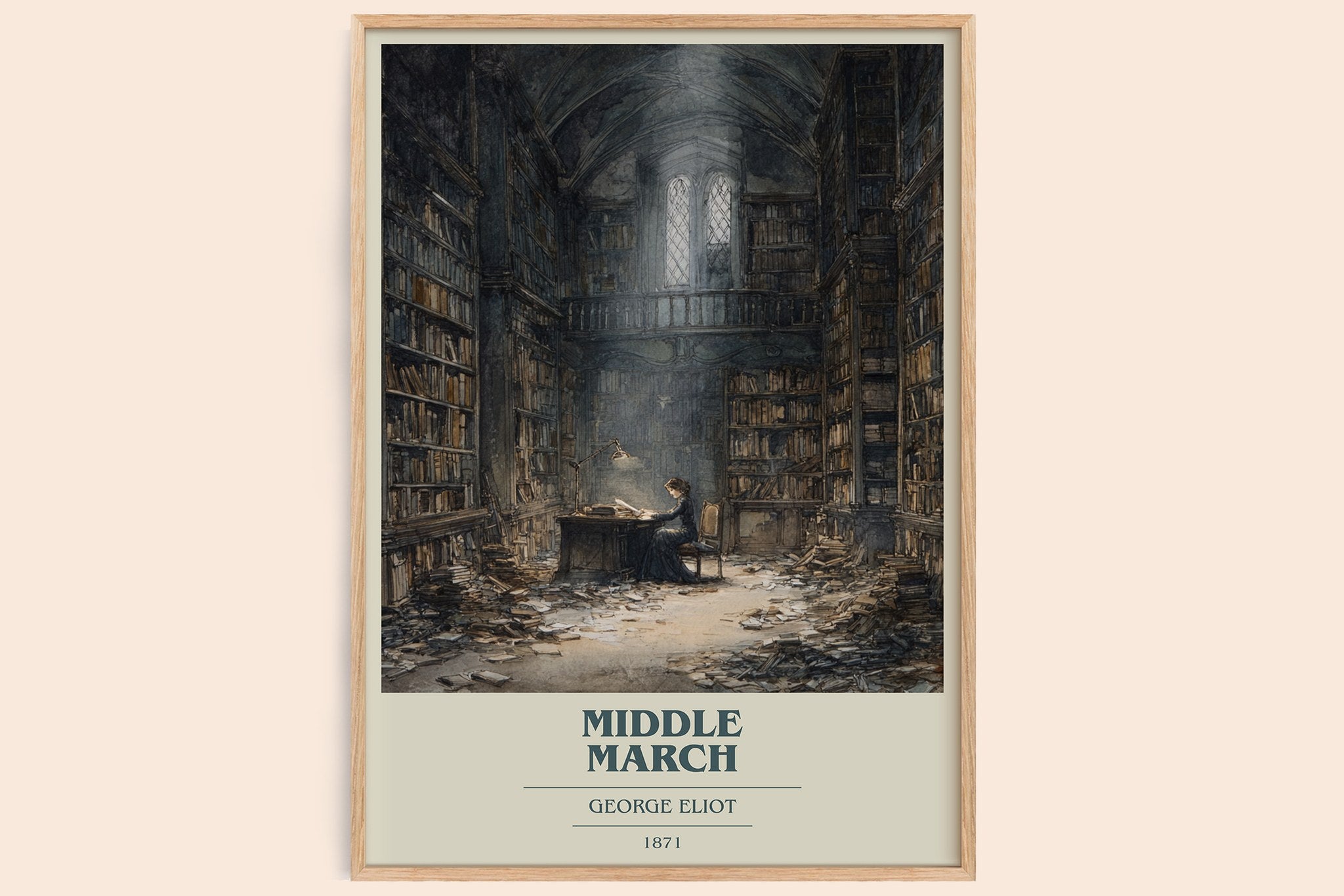 Middlemarch Book Cover Poster by George Eliot