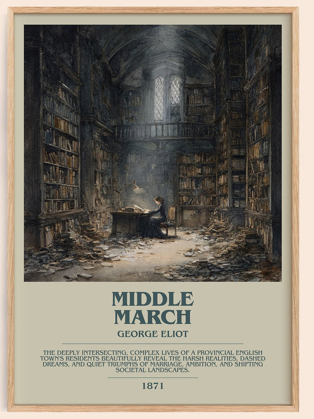Middlemarch Bookish Wall Art by George Eliot