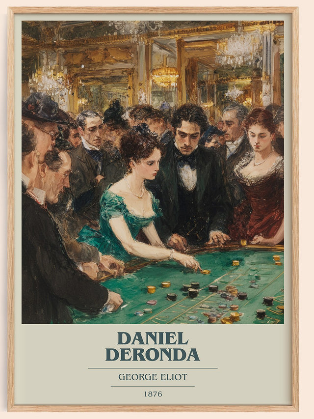 Daniel Deronda Book Cover Poster by George Eliot